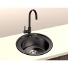 Fregadero Cocina Acero Negro Pavonado Estambul 49 cm Diámetro | Oferta Black Friday