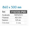 Fregadero Acero Negro Pavonado Serie Madrid 86x50 cm Sobre Encimera | EspacioBrico OFERTA