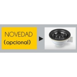 Tapón Negro para Fregaderos Acero | Oferta Black Friday