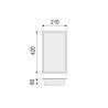 Cesta Escurridor Fregadero Acero | EspacioBrico OFERTA