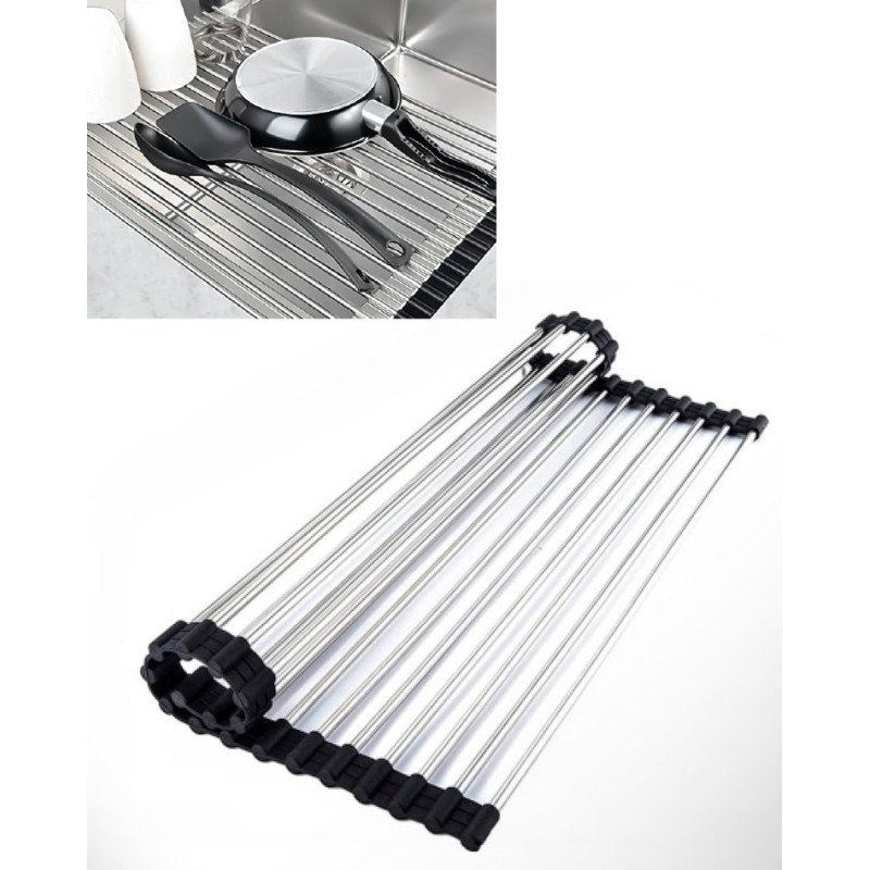 Escurridor Enrollable Fregadero Inox | EspacioBrico OFERTA