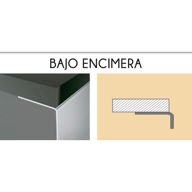 Fregadero Atenea Acero Inox 86x45 cm Bajo Encimera | EspacioBrico OFERTA