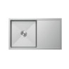 Fregadero Atenea Acero Inox 86x45 cm Bajo Encimera | EspacioBrico OFERTA