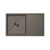 Fregadero Atenea Negro Pavonado 86x45 cm Bajo Encimera | EspacioBrico OFERTA