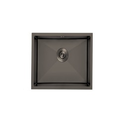Fregadero Omega Negro Pavonado 45x45 cm Bajo Encimera | EspacioBrico OFERTA