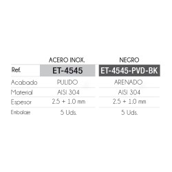 Fregadero Omega Negro Pavonado 45x45 cm Bajo Encimera | EspacioBrico OFERTA