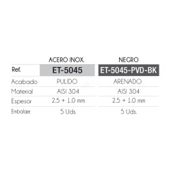 Fregadero Omega Negro Pavonado 50x45 cm Bajo Encimera | EspacioBrico OFERTA