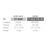 Fregadero Omega Negro Pavonado 50x45 cm Bajo Encimera | EspacioBrico OFERTA