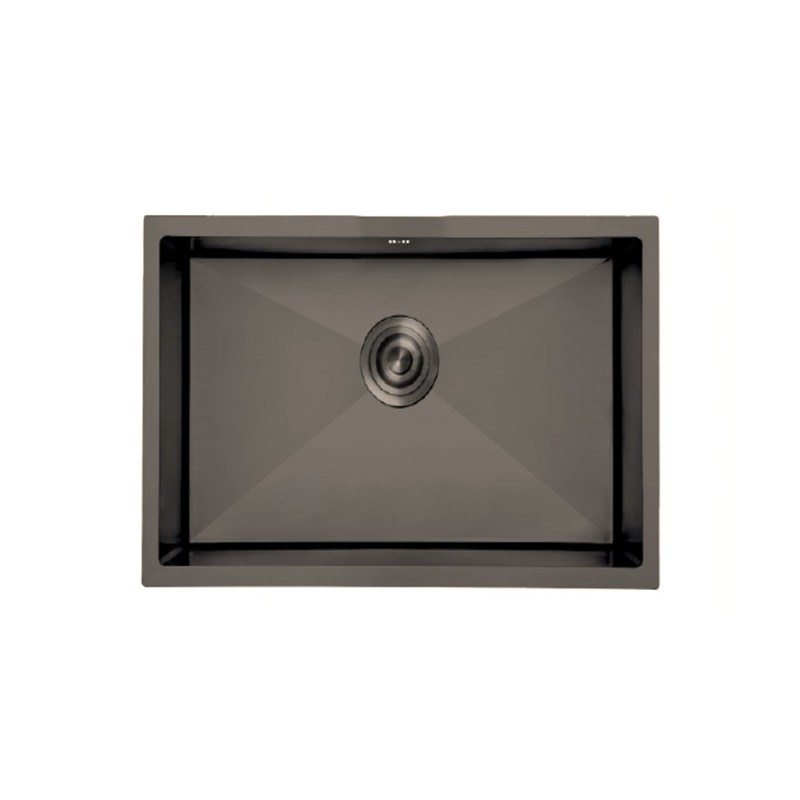 Fregadero Omega Negro Pavonado 55x45 cm Bajo Encimera | EspacioBrico OFERTA