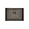 Fregadero Omega Negro Pavonado 55x45 cm Bajo Encimera | EspacioBrico OFERTA