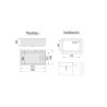 Fregadero Zeus Negro Pavonado 76x46 cm + Grifos| EspacioBrico OFERTA