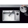 Fregadero Apolo Negro Pavonado 80x50 cm Bajo Encimera | EspacioBrico OFERTA