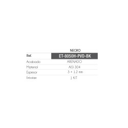 Fregadero Apolo Negro Pavonado 80x50 cm Sobre Encimera | EspacioBrico OFERTA