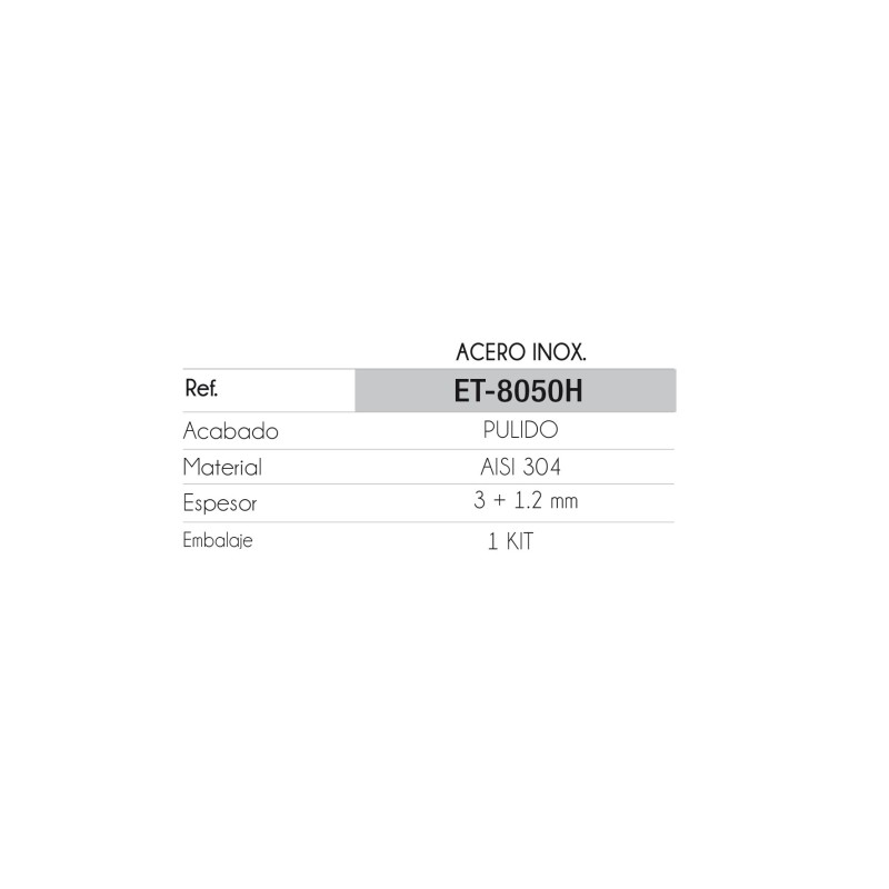 Fregadero Apolo Acero Inox 80x50 cm Sobre Encimera | EspacioBrico OFERTA