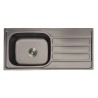 Fregadero Poseidon Negro Pavonado 100x50 cm Sobre Encimera | EspacioBrico OFERTA