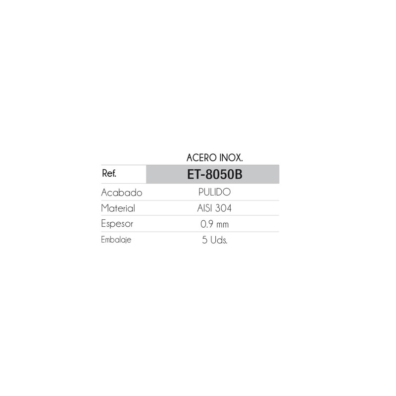 Fregadero Ares Acero Inox 80x50 cm Sobre Encimera | EspacioBrico OFERTA