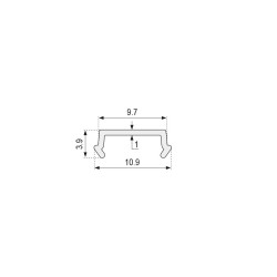 Difusor Led Opaco para Perfiles Chef GOLA | EspacioBrico OFERTA