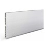 Kit Zócalo PVC/Aluminio 290x14,5 cm, 2 Piezas Esquinas, 10 Pinzas Patas | EspacioBrico OFERTA