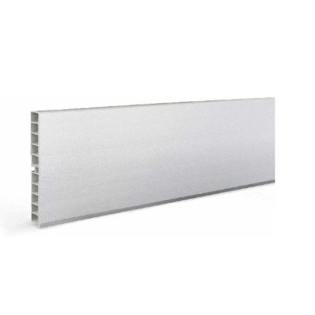 Kit Zócalo PVC/Aluminio 290x10 cm, 2 Piezas Esquinas, 10 Pinzas Patas | EspacioBrico OFERTA