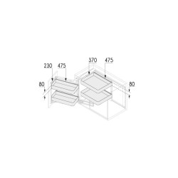 Mecanismo Rincón Extraíble Parcial Neo System Blanco| EspacioBrico OFERTA