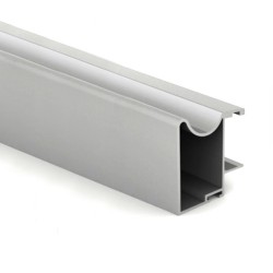 Perfil Tirador Puerta Corredera Armario Plata Mate 19 mm | Oferta Black Friday