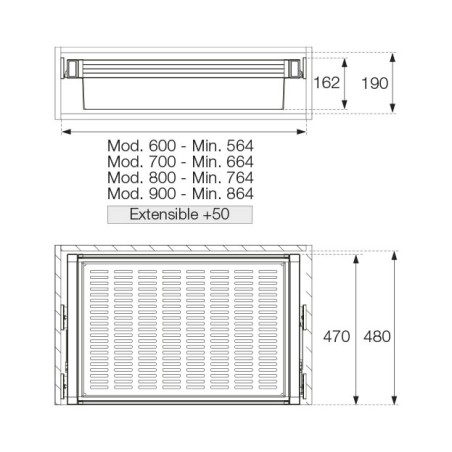 Cesto Multiusos Extraíble Armario | EspacioBrico OFERTA