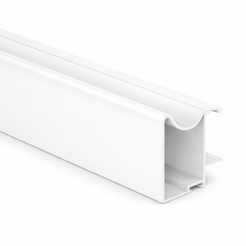 Perfil Tirador Puerta Corredera Armario Blanco 19 mm | EspacioBrico OFERTA