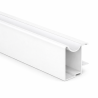 Perfil Tirador Puerta Corredera Armario Blanco 19 mm | EspacioBrico OFERTA