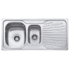 Fregadero Acero Inox Mod. Florencia 100x48 cm Sobre Encimera | EspacioBrico OFERTA