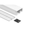 Kit Herrajes Armario 2 Puertas Blanco Mate Tablero 16 mm | EspacioBrico OFERTA