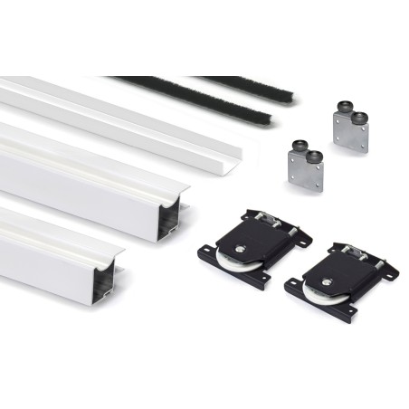 Kit Frente Armario 3 Puertas Blanco Mate Tablero 16 mm | EspacioBrico OFERTA