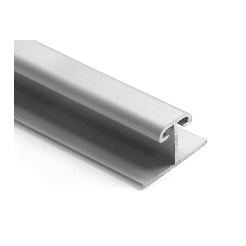 Perfil H Puerta Corredera Armario Plata mate 10 mm | EspacioBrico OFERTA