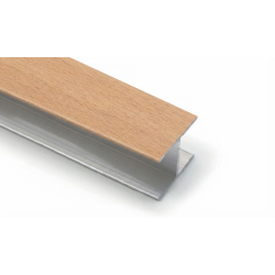 Perfil H Puerta Corredera Armario Madera Haya Vaporizada 16 mm |EspacioBrico OFERTA