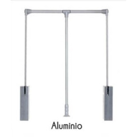 Colgador Abatible Armario Soft Closing Negro | EspacioBrico OFERTA