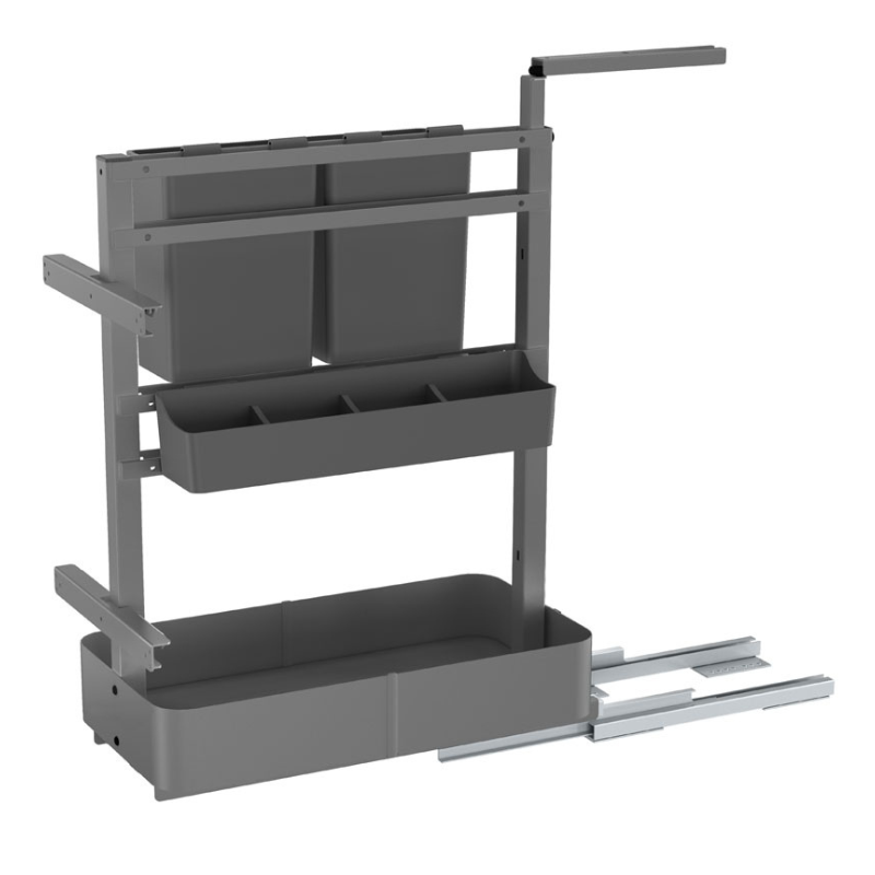 Organizador Extraíble Neo System Mod. 40 cm Grafito | EspacioBrico OFERTA