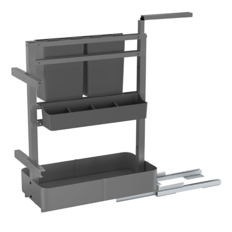 Organizador Extraíble Neo System Mod. 40 cm Grafito | EspacioBrico OFERTA