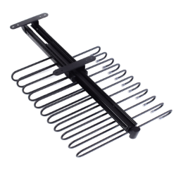 Pantalonero Extraíble Armario 11 perchas Negro| EspacioBrico OFERTA