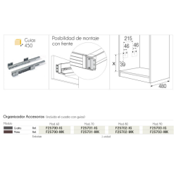 Organizador de Accesorios Extraíble Armario | EspacioBrico OFERTA