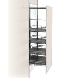 Columna Extraíble 5 Cestos Deluxe Alt. 155-187 cm | EspacioBrico OFERTA OFERTA