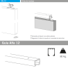 Guía Corredera Aluminio+ Accesorios Alfa 12 | EspacioBrico OFERTA