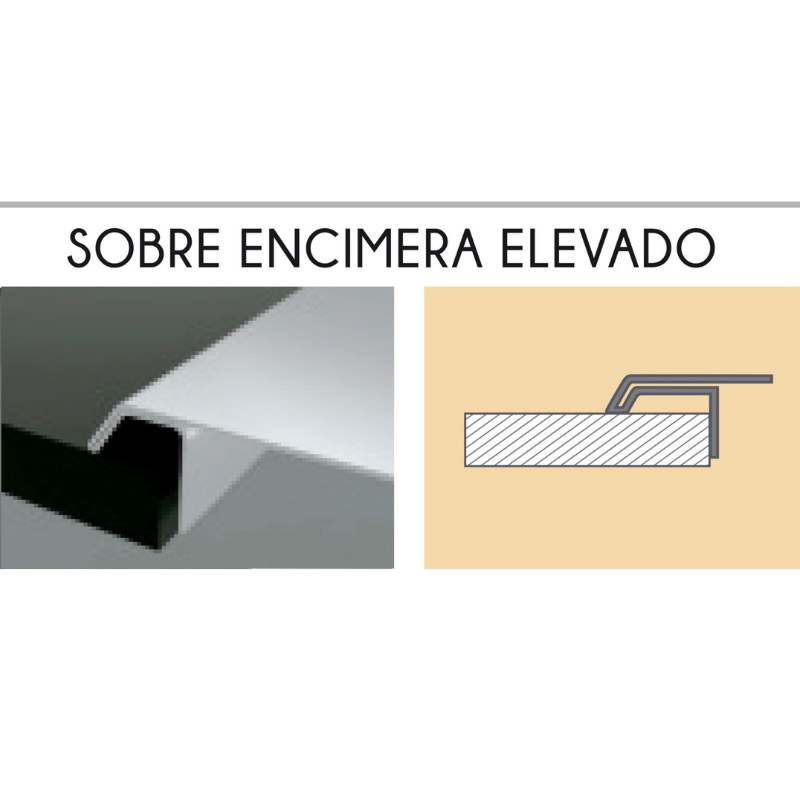 Fregadero Hércules Acero Inox 82x48 cm Sobre Encimera | EspacioBrico OFERTA