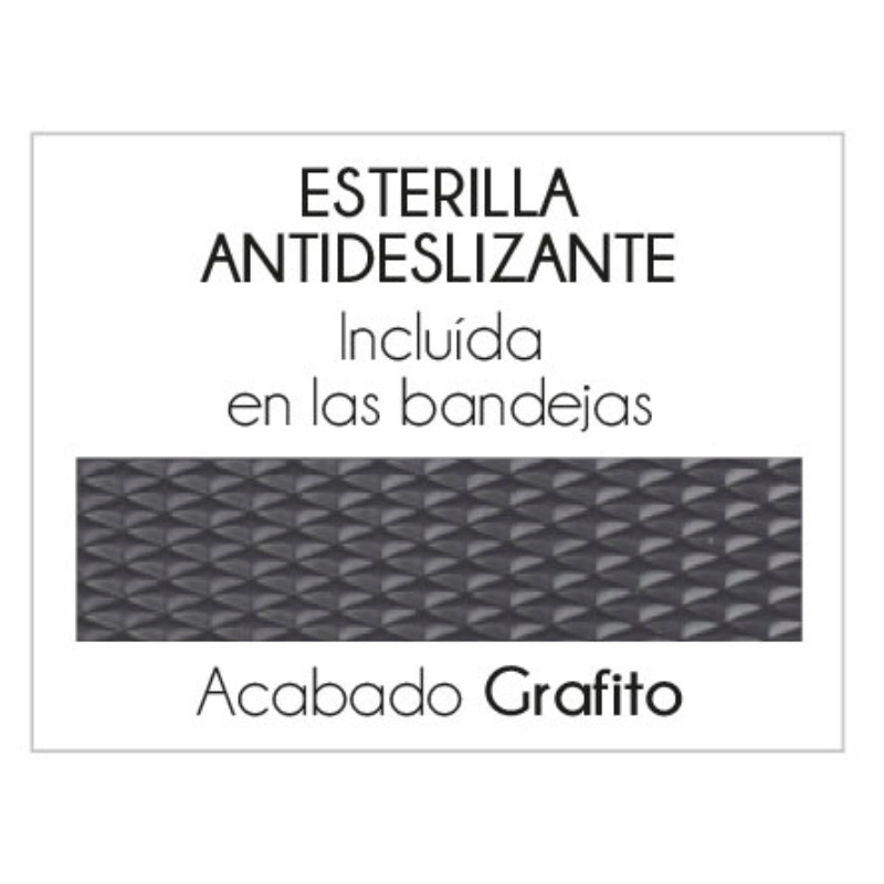 Botellero Extraíble Neo System Grafito Alt. 70 cm | EspacioBrico OFERTA