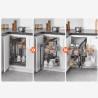 Mecanismo de Rincón Extraíble Total - Cromo | EspacioBrico OFERTA