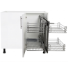 Mecanismo de Rincón Extraíble Total - Cromo | EspacioBrico OFERTA