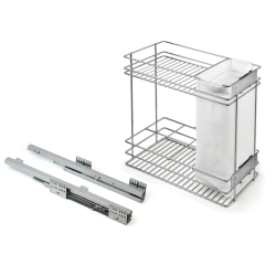 Botellero-Panero Extraíble Alt. 70 cm - Cromo |  EspacioBrico OFERTA