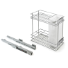 Botellero-Panero Extraíble Alt. 70 cm - Cromo |  EspacioBrico OFERTA