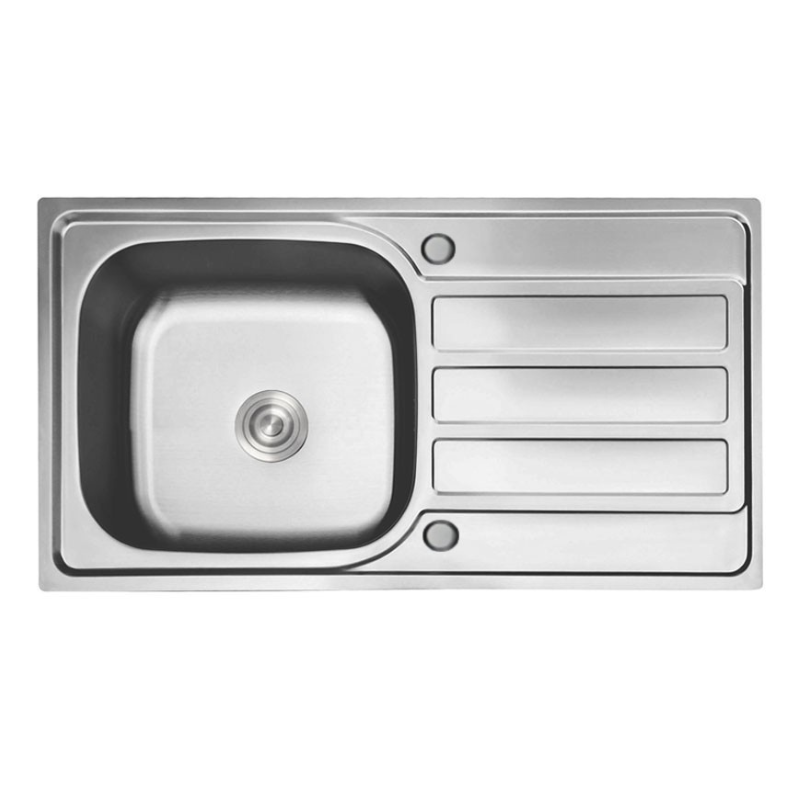 Fregadero Poseidon Acero Inox 80x50 cm Sobre Encimera | EspacioBrico OFERTA
