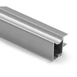 Perfil Tirador Puerta Corredera Armario Plata Mate 16 mm 285 cm| EspacioBrico OFERTA