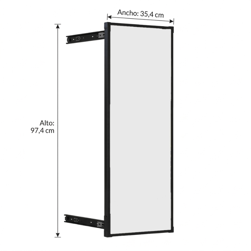 Espejo Extraíble Armario 97x35 cm | EspacioBrico OFERTA