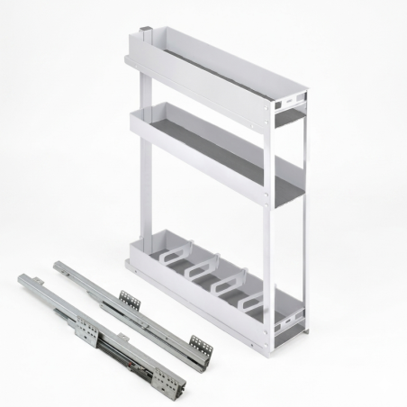 Botellero Extraíble Neo System Blanco Alt. 80 cm | EspacioBrico OFERTA